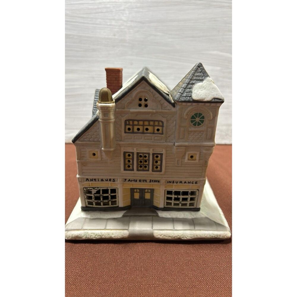 Vintage 1993 Hawthorne Village Norman Rockwell  The Antique Shop
